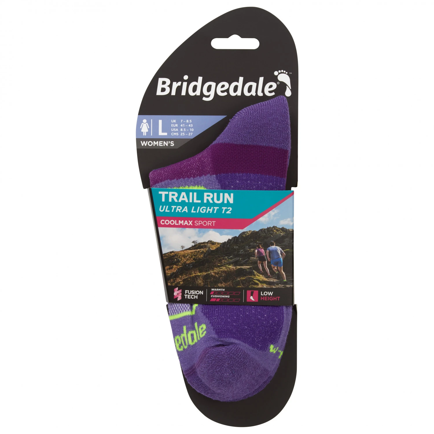 Bridgedale - Women's Trail Run Ultralight Coolmax Sport Low I - Chaussettes De Running 3 Bridgedale - Women's Trail Run Ultralight Coolmax Sport Low I - Chaussettes De Running – Image 3