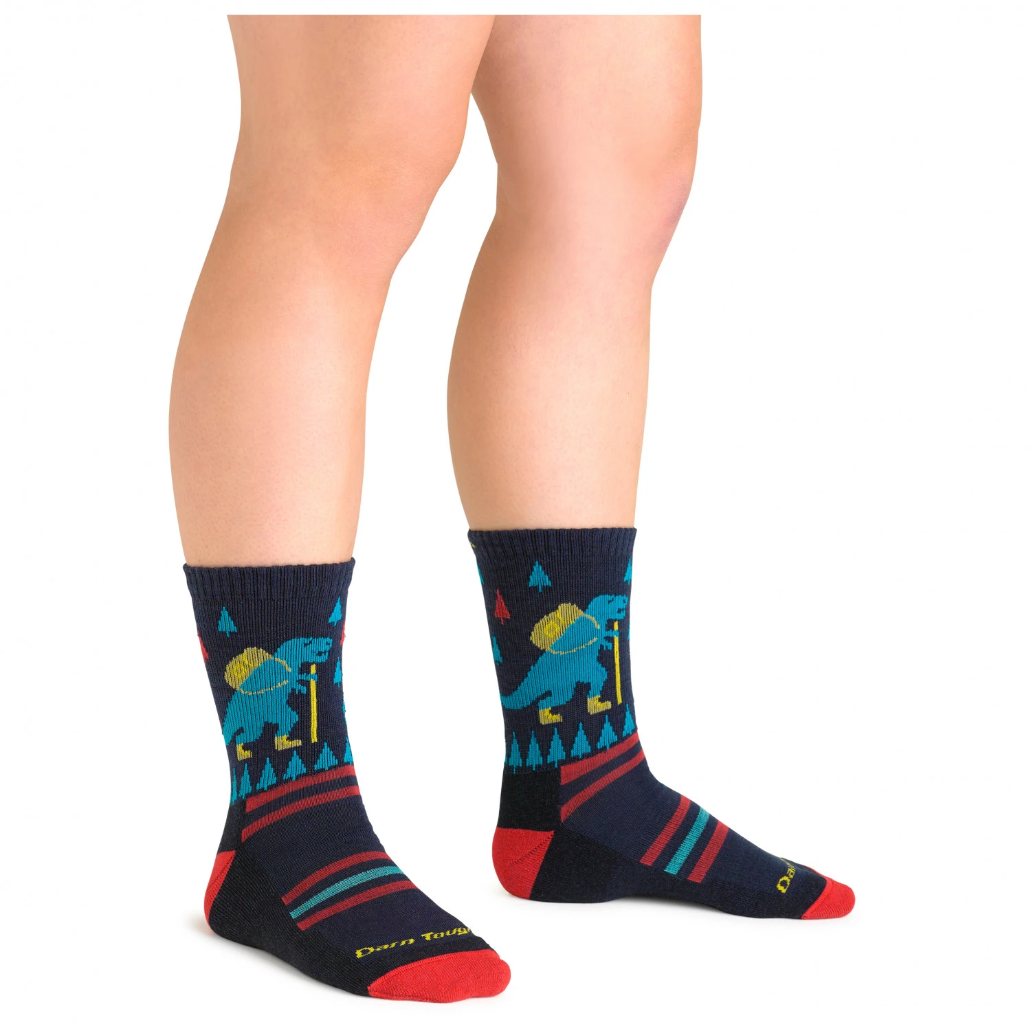 Darn Tough - Kid's Ty-Ranger-Saurus Micro Crew Lightweight Cshn - Chaussettes Multifonctions 2 Darn Tough - Kid's Ty-Ranger-Saurus Micro Crew Lightweight Cshn - Chaussettes Multifonctions – Image 2