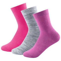 Devold - Daily Light Kid Sock 3-Pack - Chaussettes En Laine Mérinos -Magasin De Chaussures D'Extérieur devold daily light kid sock 3 pack chaussettes en laine merinos 2