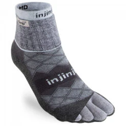 Injinji - Women's Liner + Runner Mini-Crew - Chaussettes De Running -Magasin De Chaussures D'Extérieur injinji womens liner runner mini crew chaussettes de running 2
