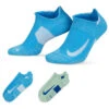 Nike - Multiplier Running No-Show Socks (2 Pair) - Chaussettes De Running